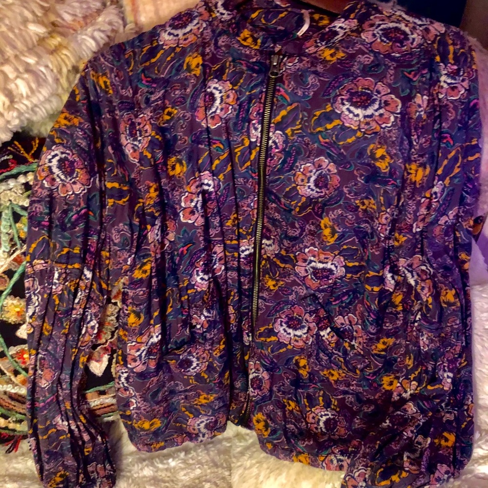 ~ f•p  f l o r a l   7 0 s  j a c k e t ~